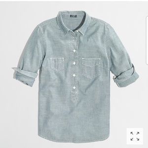 J. Crew Chambray Popover Size XS